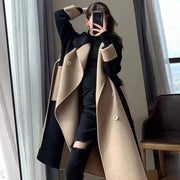 Cashmere coat high sense wool women