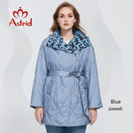 Load image into Gallery viewer, Spring coats Women parkas Oversize Long warm letter print sashes hooded
