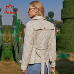 Load image into Gallery viewer, Spring Women Jacket Padded Short Argyle Coats
